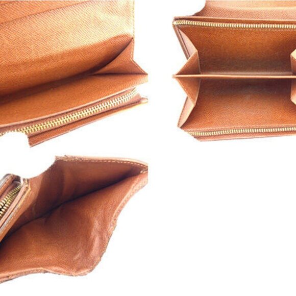 Louis Vuitton Wallet Purse Monogram Brown Woman unisex Authentic Used - Picture 6 of 6